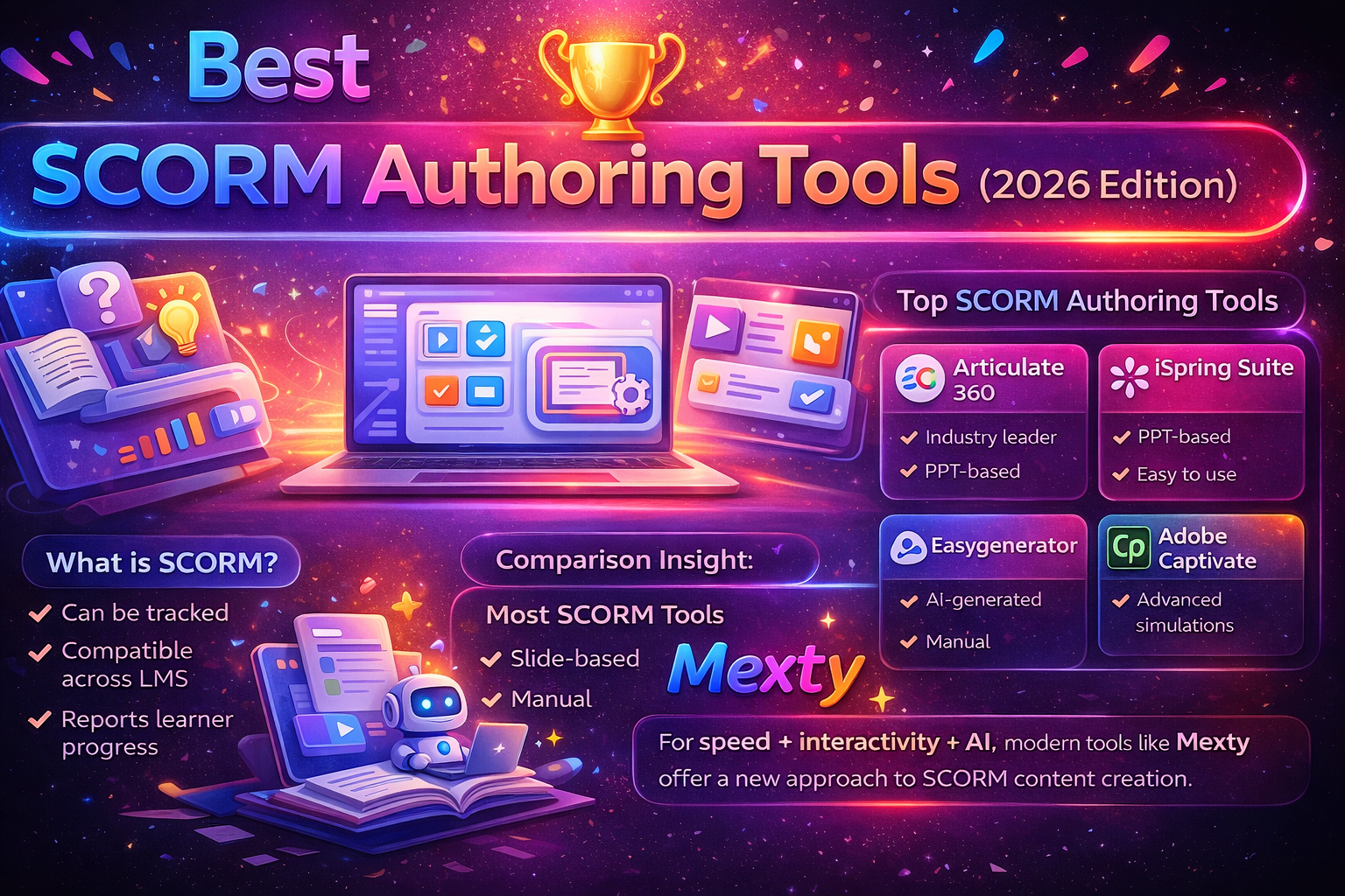 Best SCORM Authoring Tools (2026 Edition)