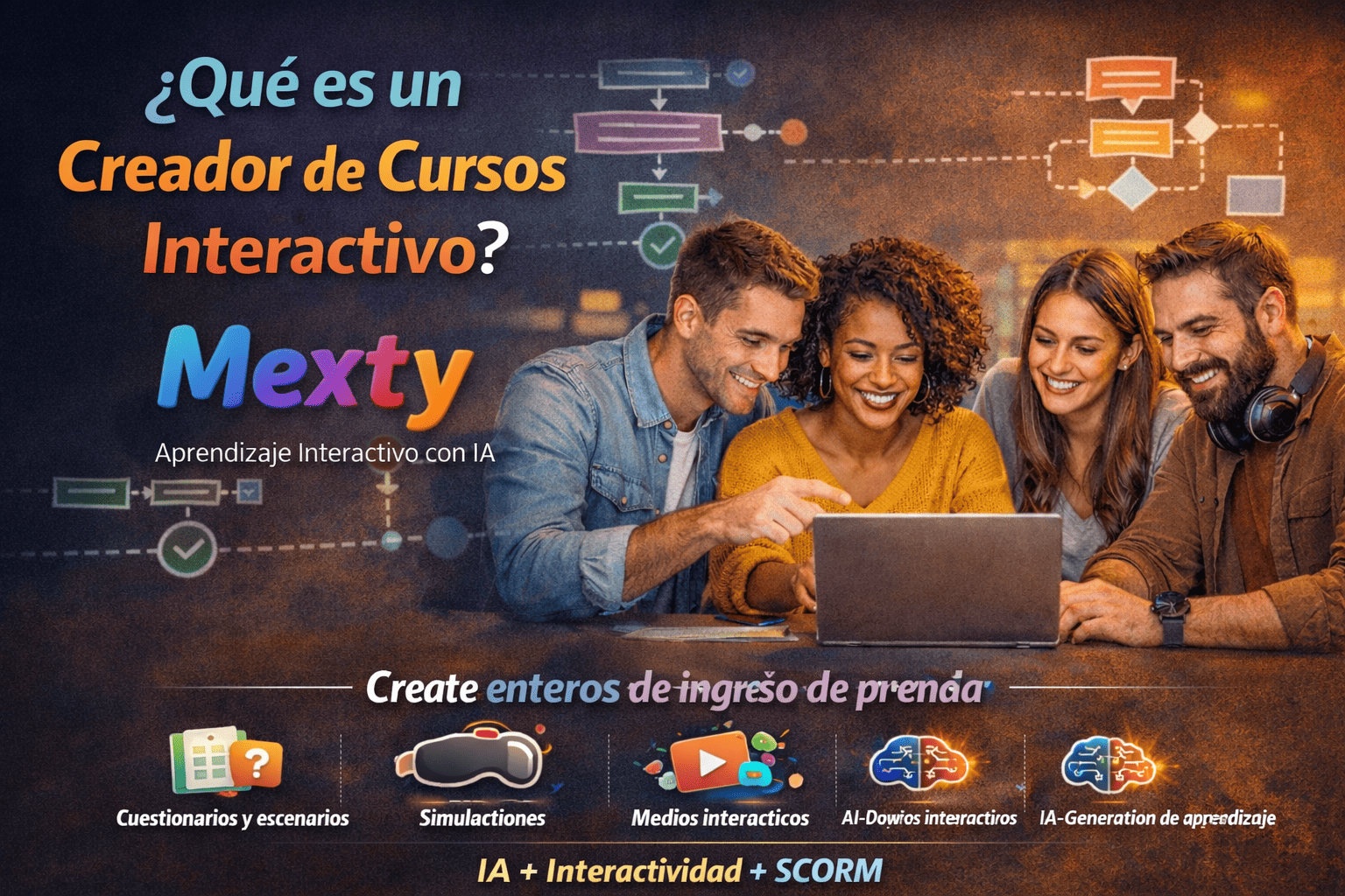 ¿Qué es un creador de cursos interactivos?