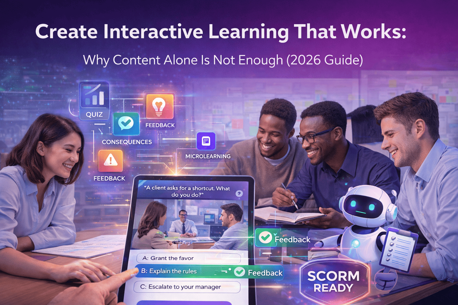 Create Interactive Learning That Works: Why Content Alone Is Not Enough (2026 Guide)