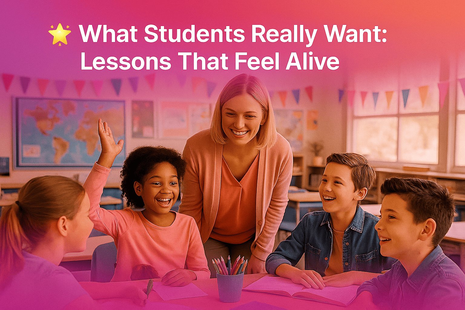 🌟 What Students Really Want: Lessons That Feel Alive