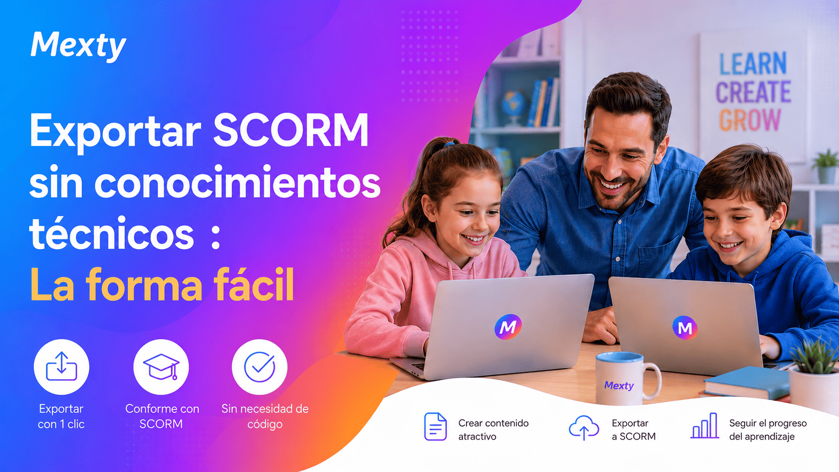 Exportar SCORM sin conocimientos técnicos : La forma fácil
