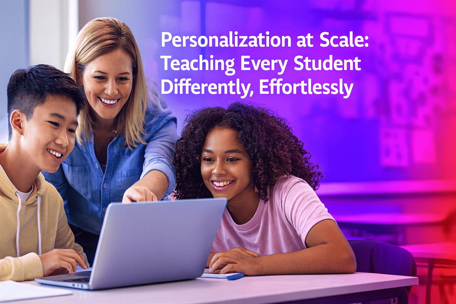 Personalization at Scale: Teaching Every Student Differently, Effortlessly