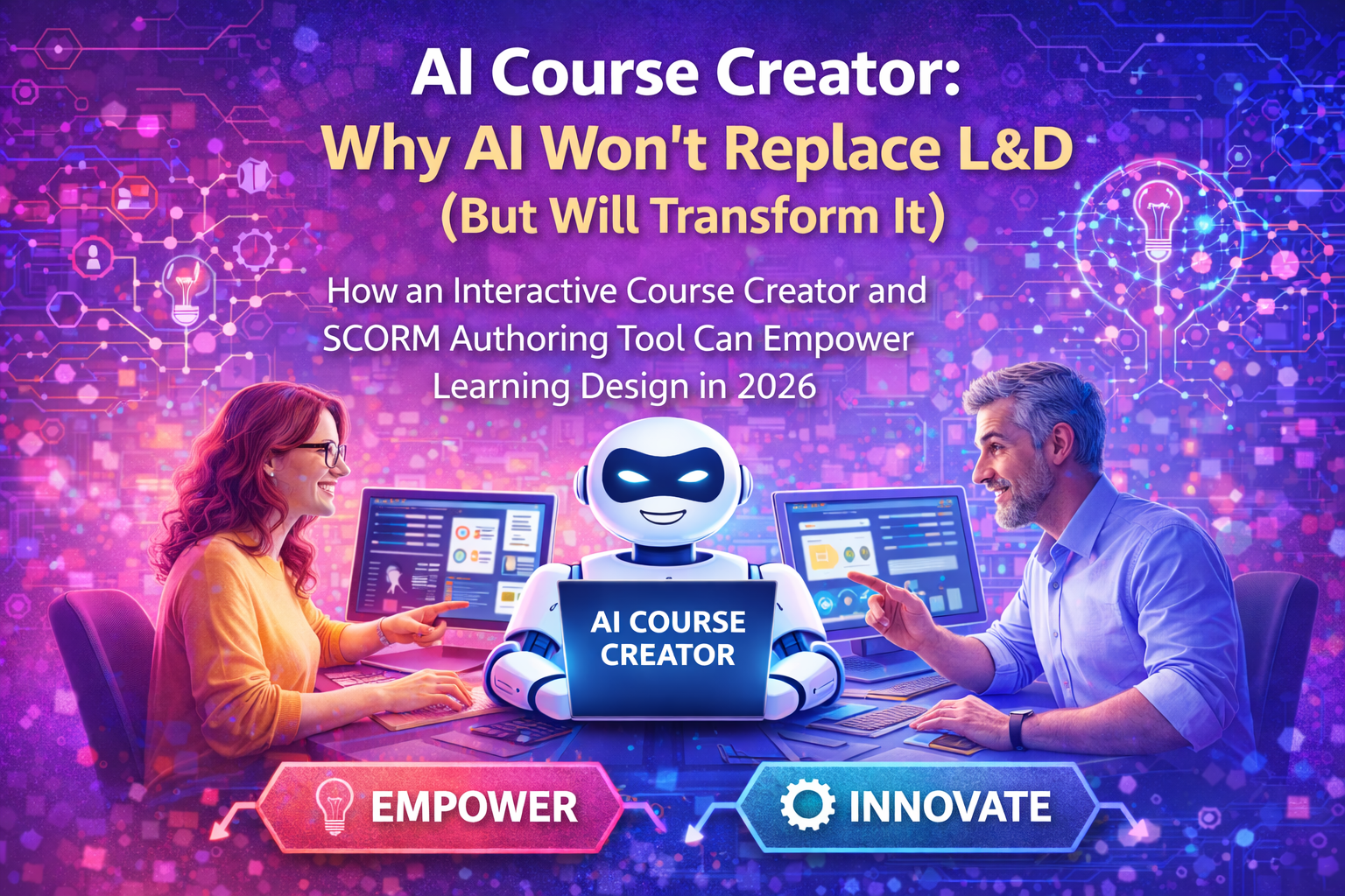 AI Course Creator: Why AI Won’t Replace L&D (But Will Transform It)