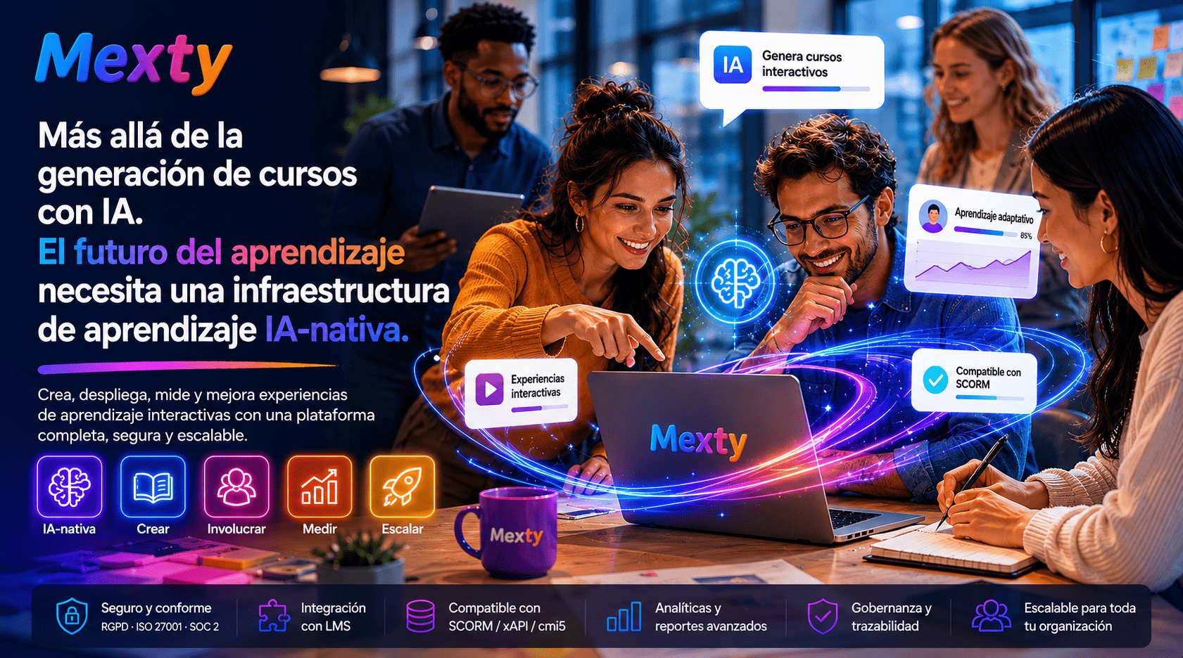 Más allá de la generación de cursos con IA: por qué el futuro del learning necesita una infraestructura educativa AI-native