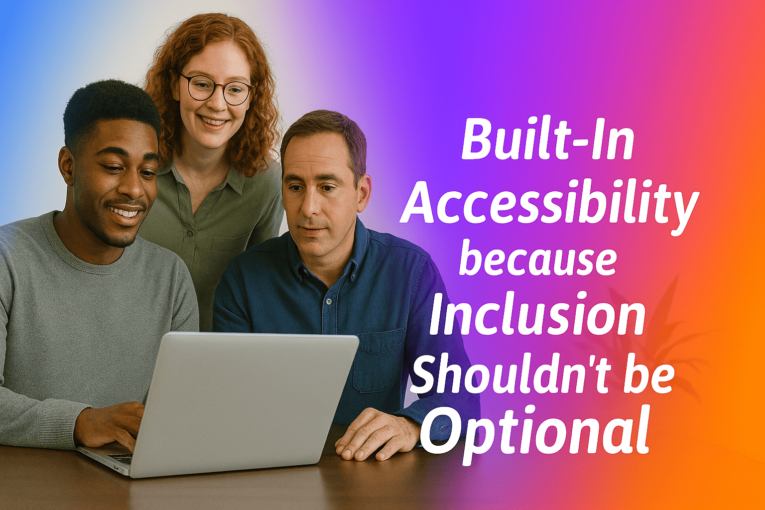 Built-In Accessibility Because Inclusion Shouldn’t Be Optional