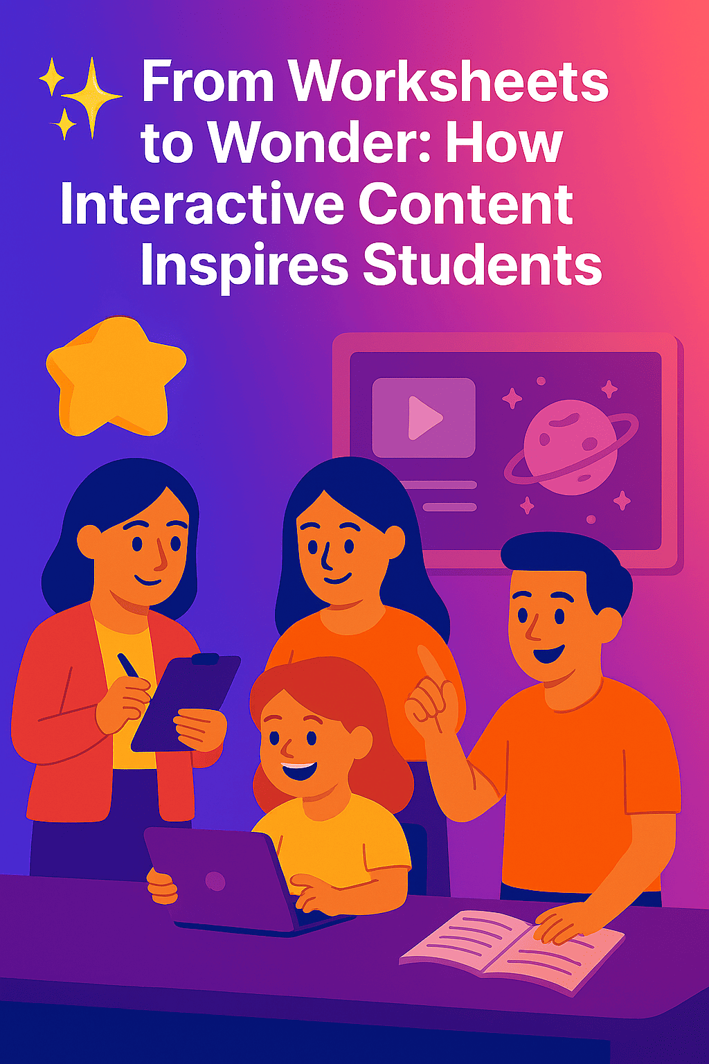 ✨ From Worksheets to Wonder: How Interactive Content Inspires Students