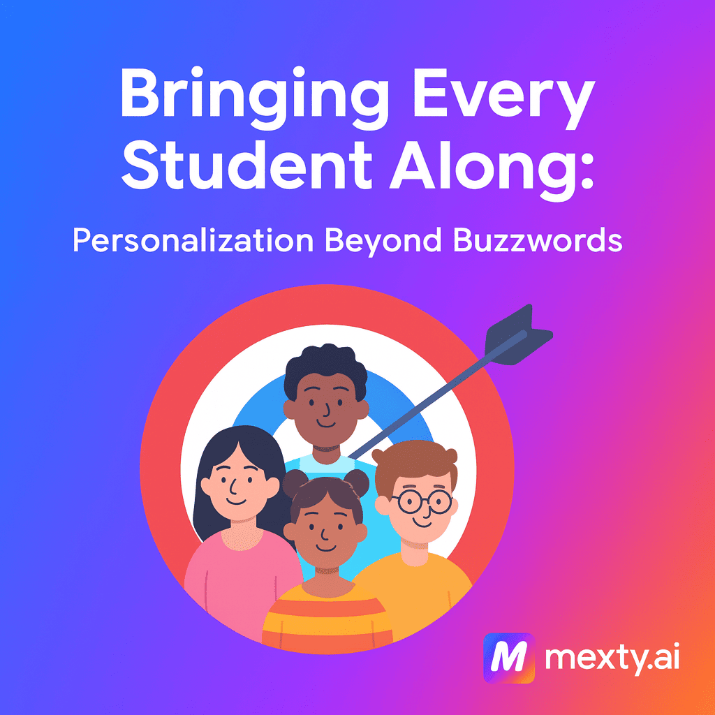 🎯 Bringing Every Student Along: Personalization Beyond Buzzwords