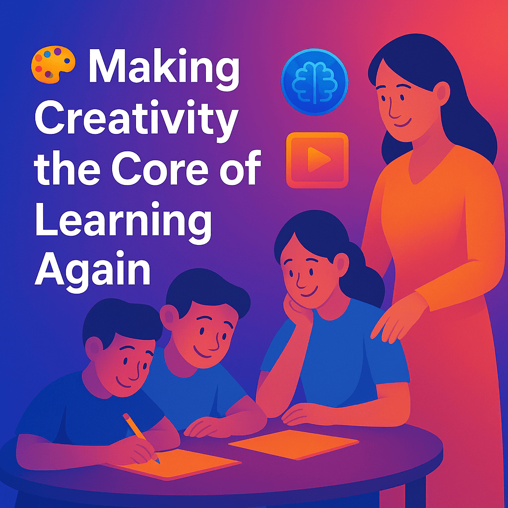 🎨Making Creativity the Core of Learning Again