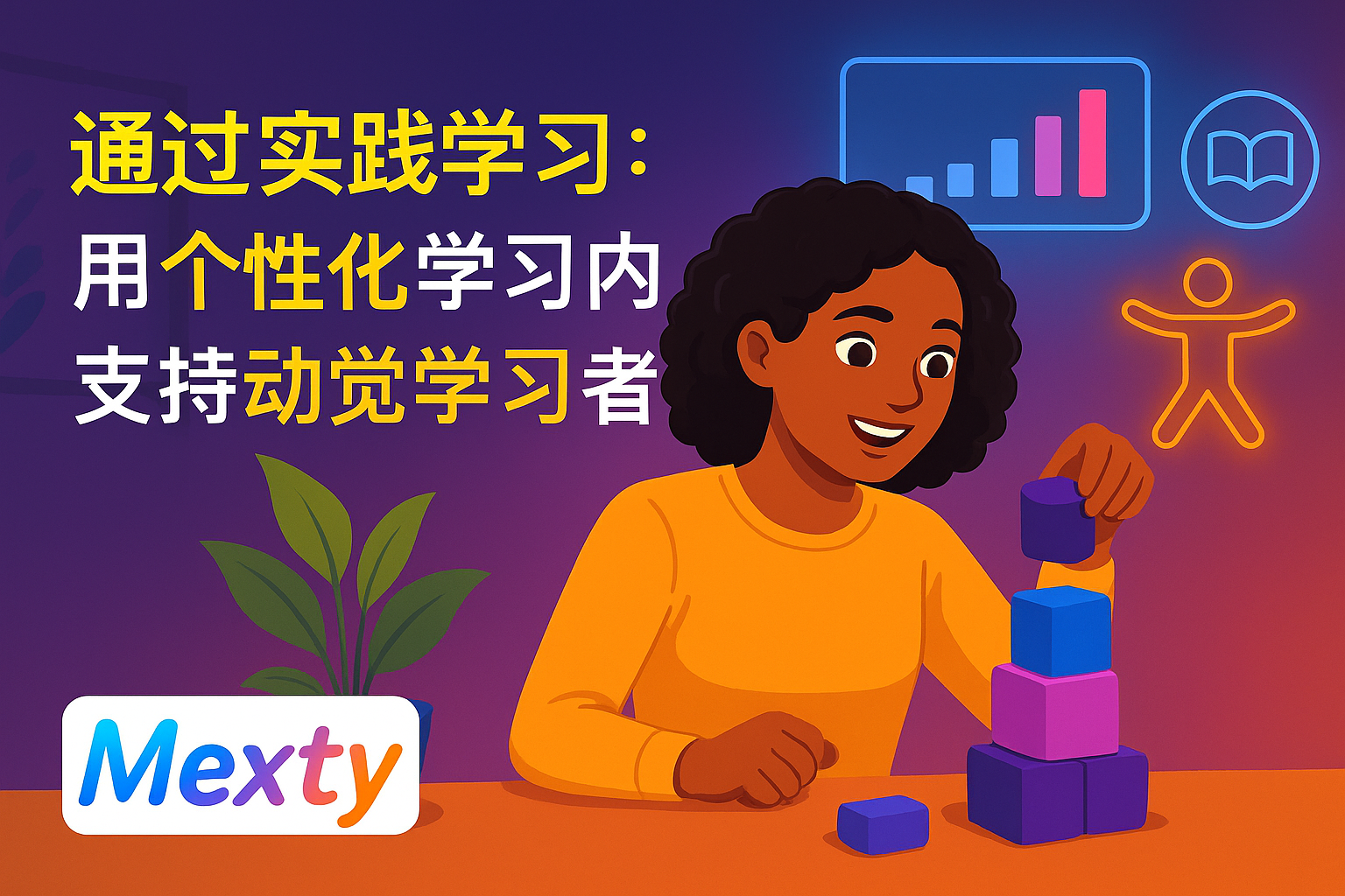 通过实践学习：用个性化学习内容支持运动感知学习者