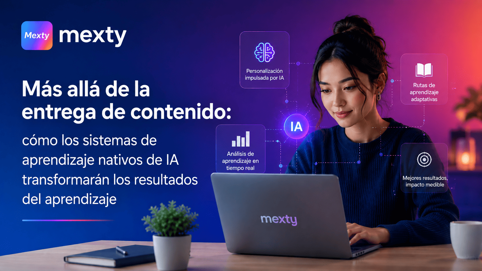 Más allá de la entrega de contenido: cómo los sistemas de aprendizaje nativos de IA transformarán los resultados del aprendizaje