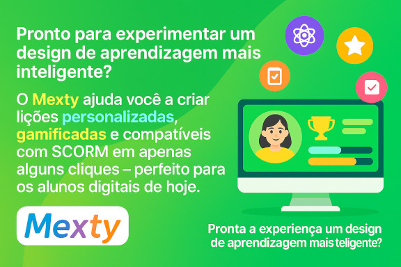 ChatGPT a dit : Mexty vs. Lectora: Qual é a melhor ferramenta de Design Instrucional para Professores e Treinadores?