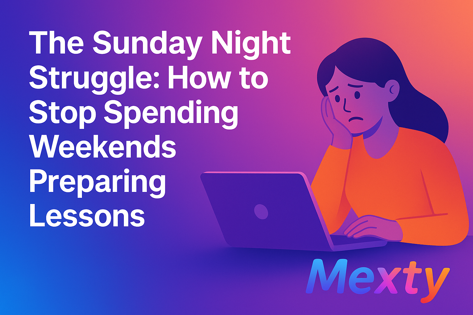 The Sunday Night Struggle: How to Stop Spending Weekends Preparing Lessons